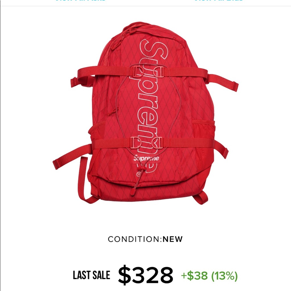 Supreme Backpack red FW 18